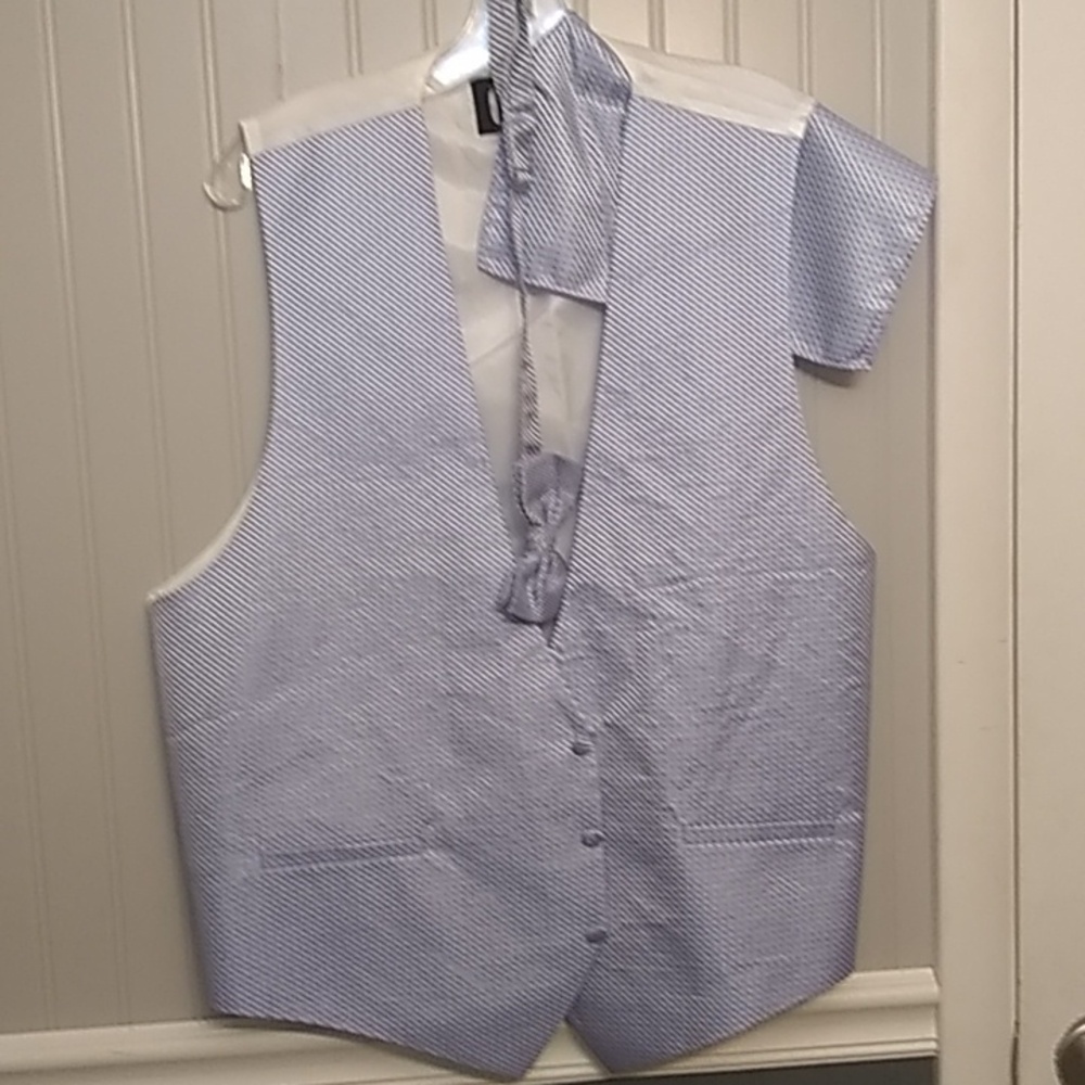 MENS periwinkle Venetian vest set